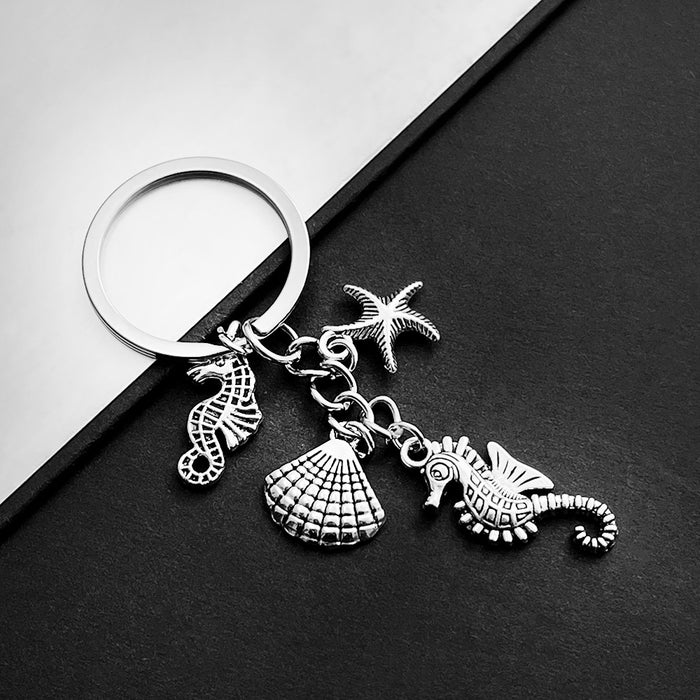 Wholesale Marine Animal Zinc Alloy Keychain JDC-KC-LuNeng016