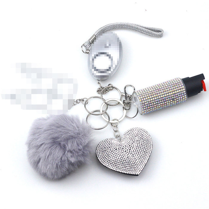 Wholesale Multifunctional Love Diamond 5-piece Keychain JDC-KC-TouMS037