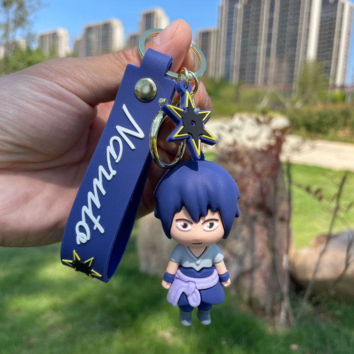 Wholesale PVC Anime Keychain Pendant Cartoon Student Backpack Pendant Car Keychain