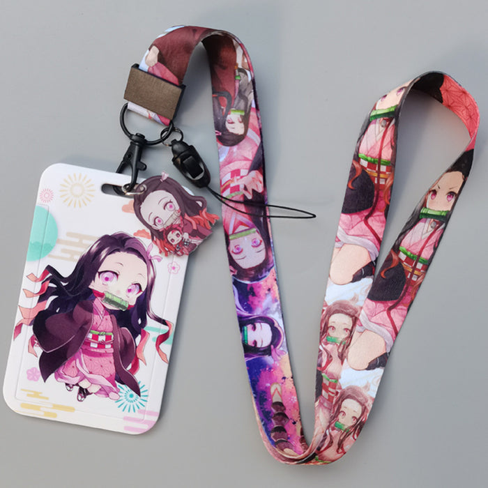 Wholesale Cartoon animation hard fit Lanyard Keychain