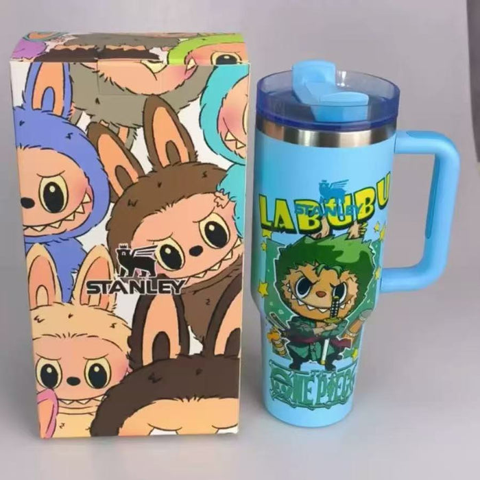 Wholesale 304 stainless steel tumbler cup 40oz cartoon car cup straw ice cup