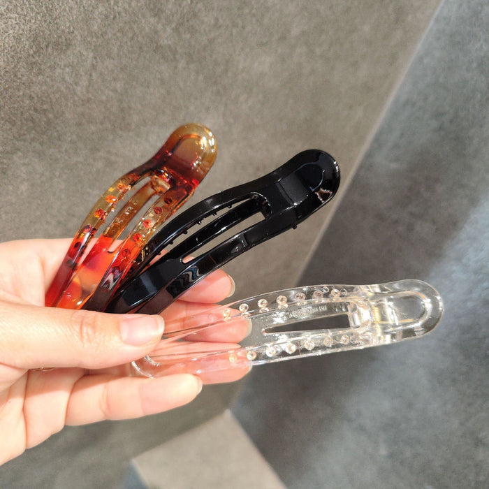 Wholesale Large size hair with duckbill clip, simple lazy face wash, ponytail, straight clip