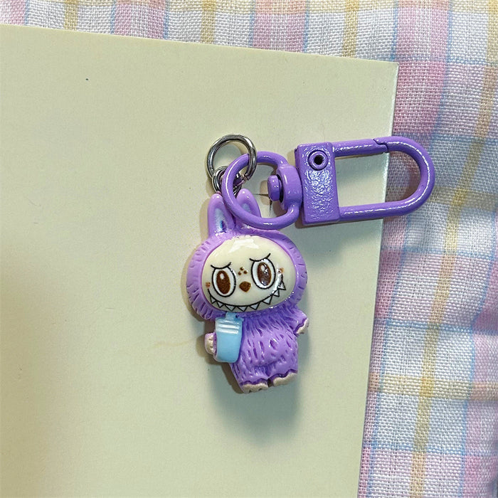Wholesale Cute cartoon character-shaped colorful keychains