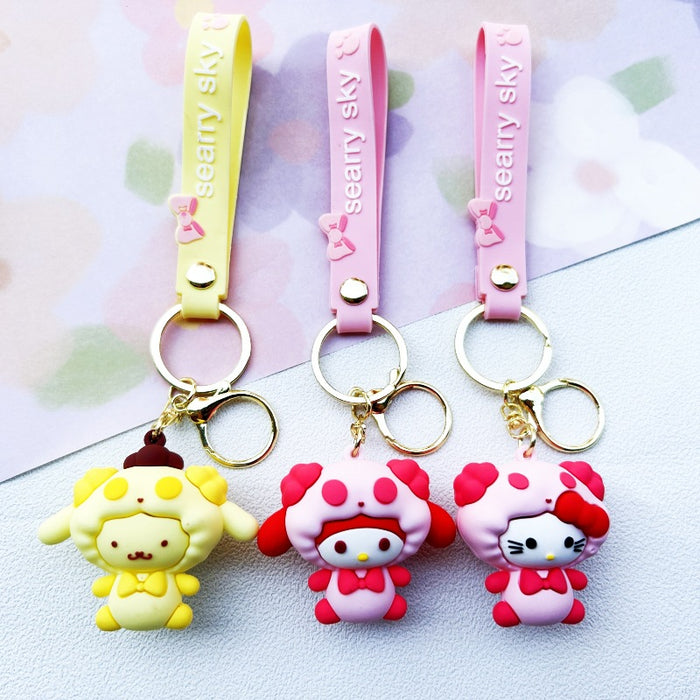 Wholesale PVC Cartoon Doll Keychain JDC-KC-WuYi164