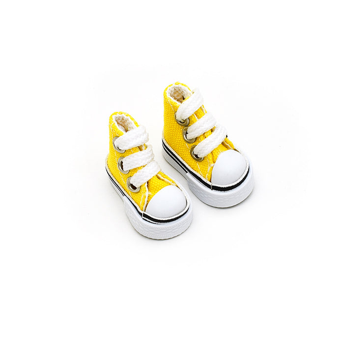 Wholesale  Canvas Shoes 10cm Cotton Doll Clothes Dressing Accessories
