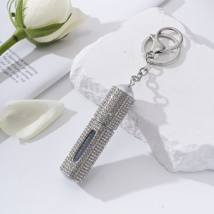 Wholesale Diamond 5ml Perfume Bottle Keychain JDC-KC-ZY021