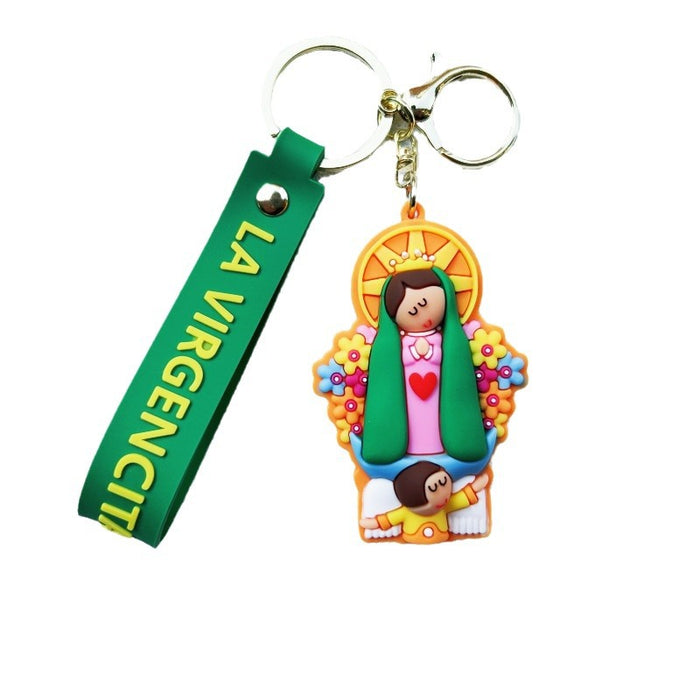 Wholesale PVC Cartoon Doll Keychain JDC-KC-ChuC004