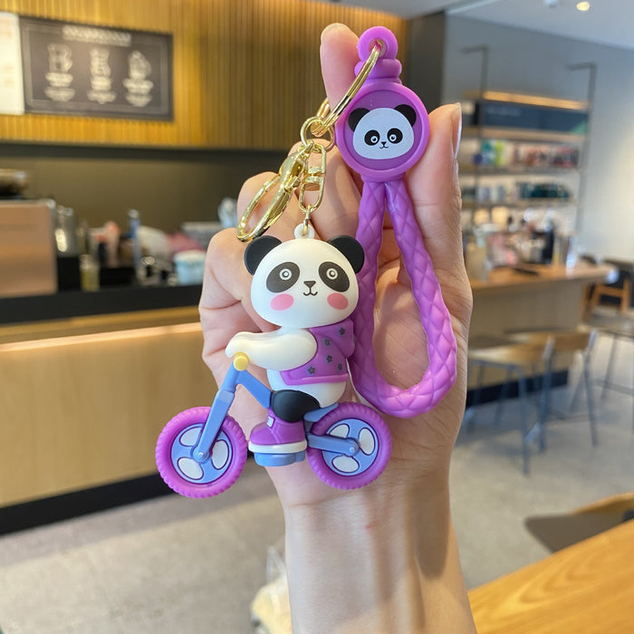 Wholesale Cute 3D Doll Silicone Keychain JDC-KC-MingT148