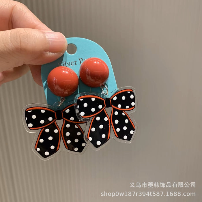 Wholesale Handmade silver needle versatile butterfly earrings