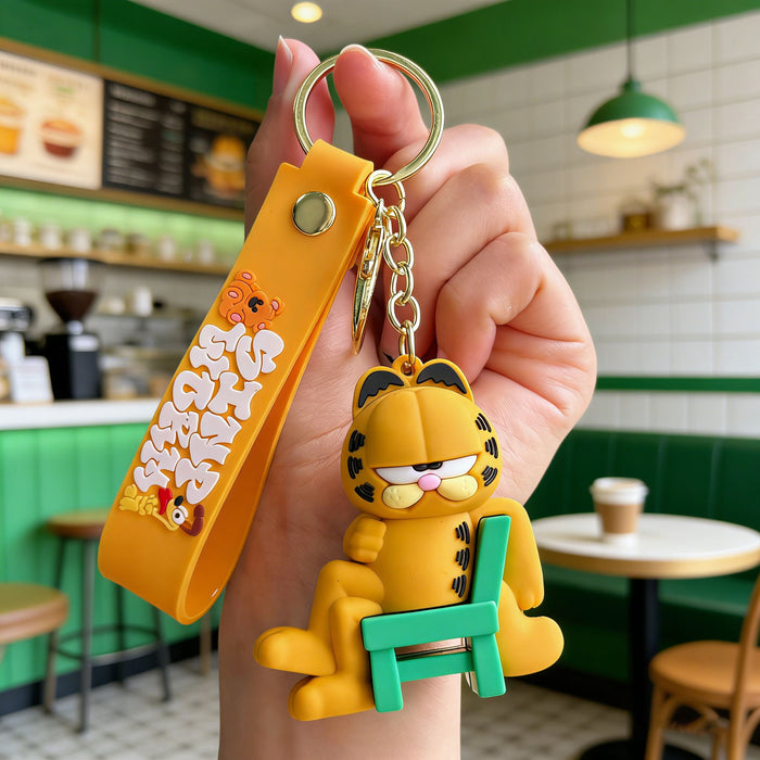 Wholesale Silicone PVC Cartoon Keychain Cute Bag Charm Car Key Accessory Gift MOQ≥2