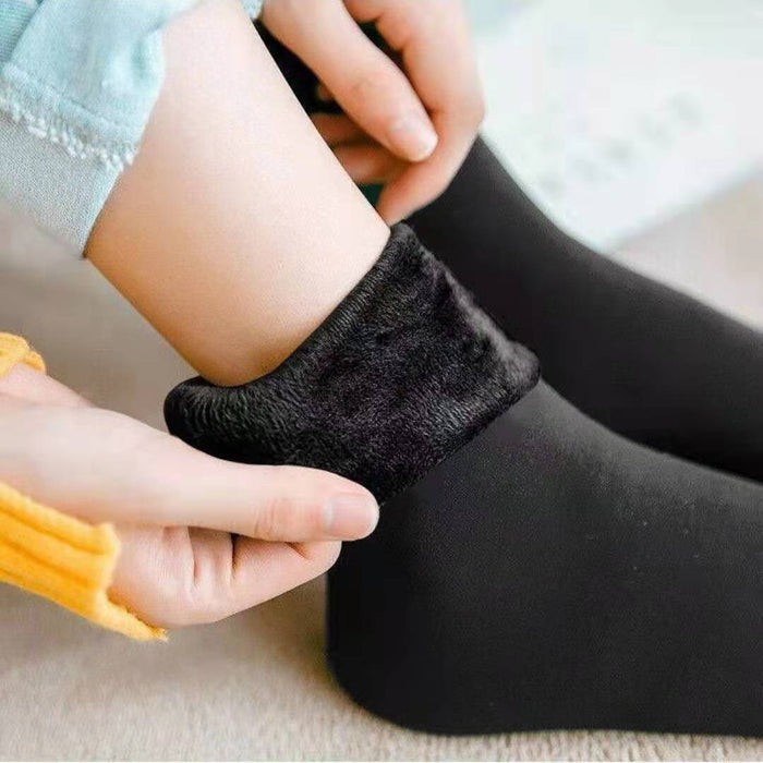 Wholesale Snow Socks, Women's Floor Socks with Thick Fleece Men's and Women's Midsole Socks for Winter Warmth JDC-SK-JiaMu006