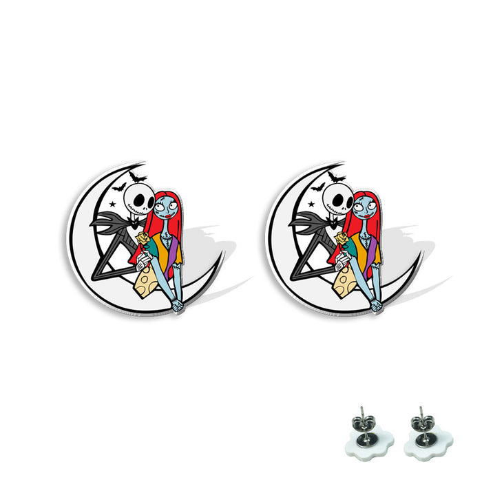 Wholesale  earrings heat shrink earrings acrylic earrings