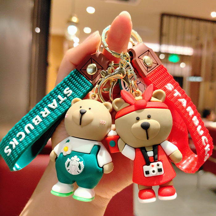 Wholesale PVC Cartoon Doll Keychain JDC-KC-Aile001