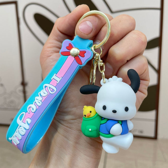 Wholesale Backpack keychain, cute doll, claw machine, small accessories, car accessories wholesale
