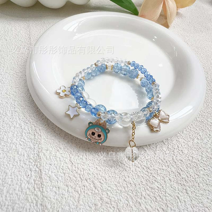 Wholesale Beaded Bracelet Cute Elastic Cartoon Jade Broken Cloth Bracelet Bracelet Girlfriend Gift