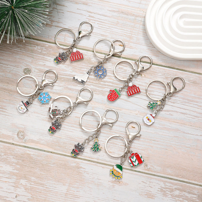 Wholesale Christmas Alloy Keychain JDC-KC-YiTian021