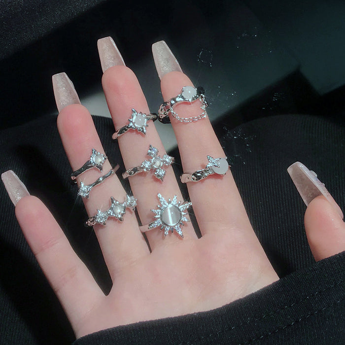 Wholesale High end niche design ring, cross shaped opening personalized ring