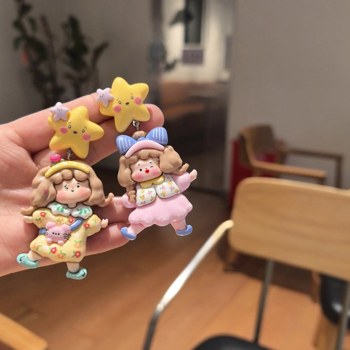 Wholesale Hand-made silver needle niche designer cute