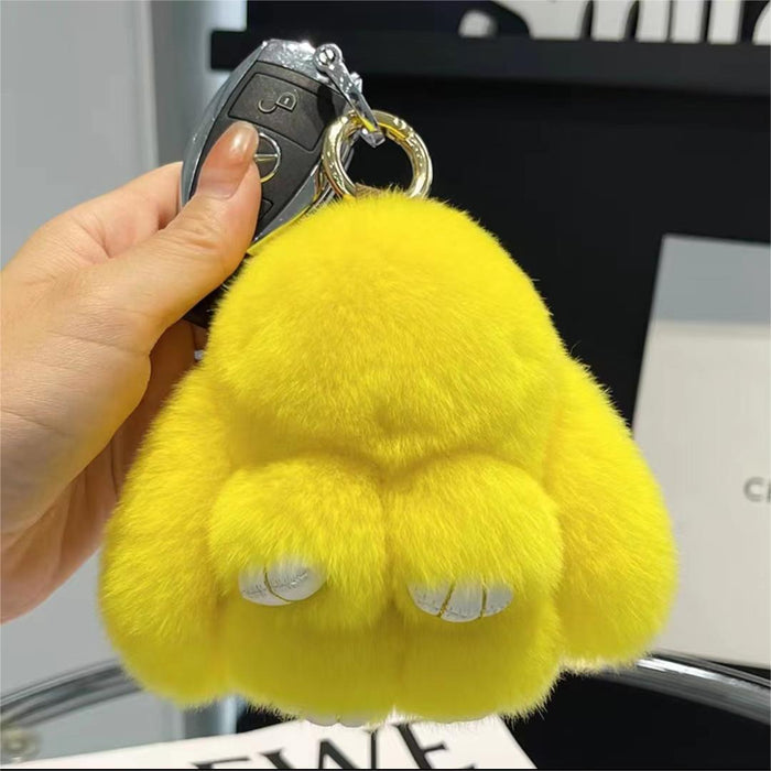 Wholesale  Fur Plush  Key Chain Pendant Plush Doll Bunny Bag Pendant Plush Doll