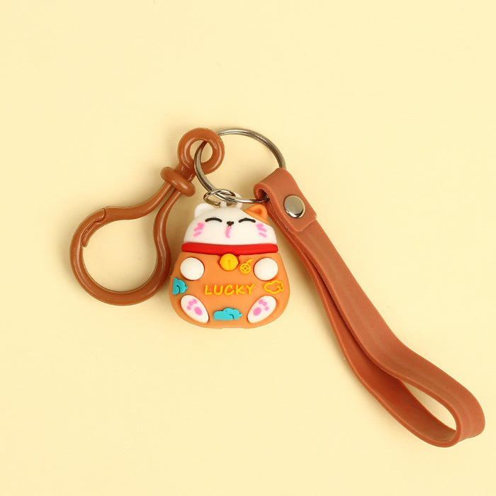 Wholesale Cute Silicone Doll Car Pendant Bag Pendant JDC-KC-Aohong009