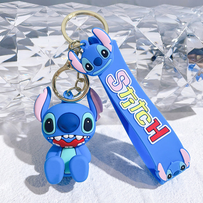 Wholesale Cartoon Silicone Doll Keychain JDC-KC-QiChao019