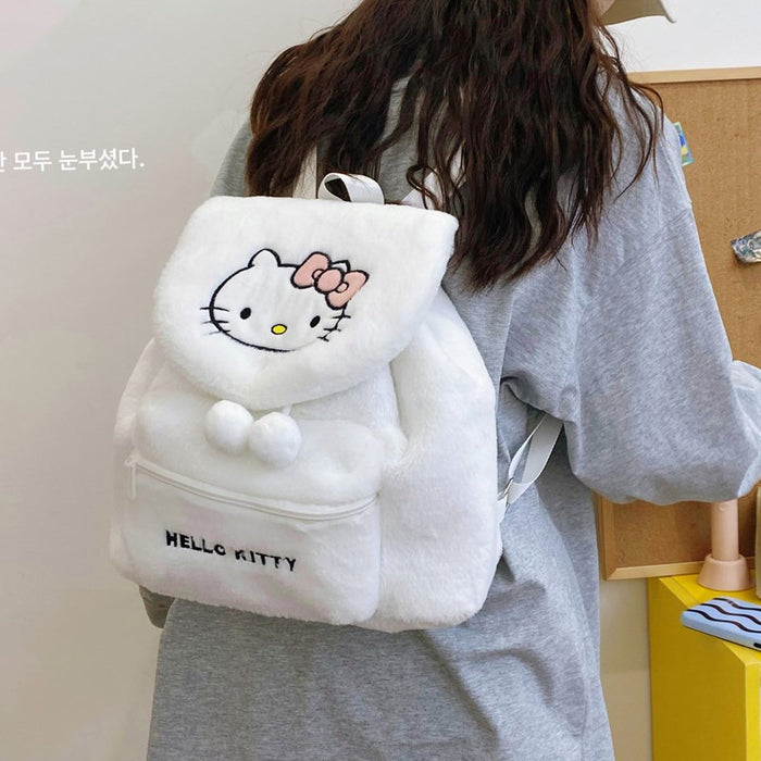 Wholesale Cute Embroidery Plush Backpack JDC-BP-RongT001