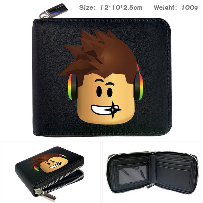 Wholesale Chic Print PU Leather Bi Fold Wallet Card Holder Everyday Casual Fashion Accessory