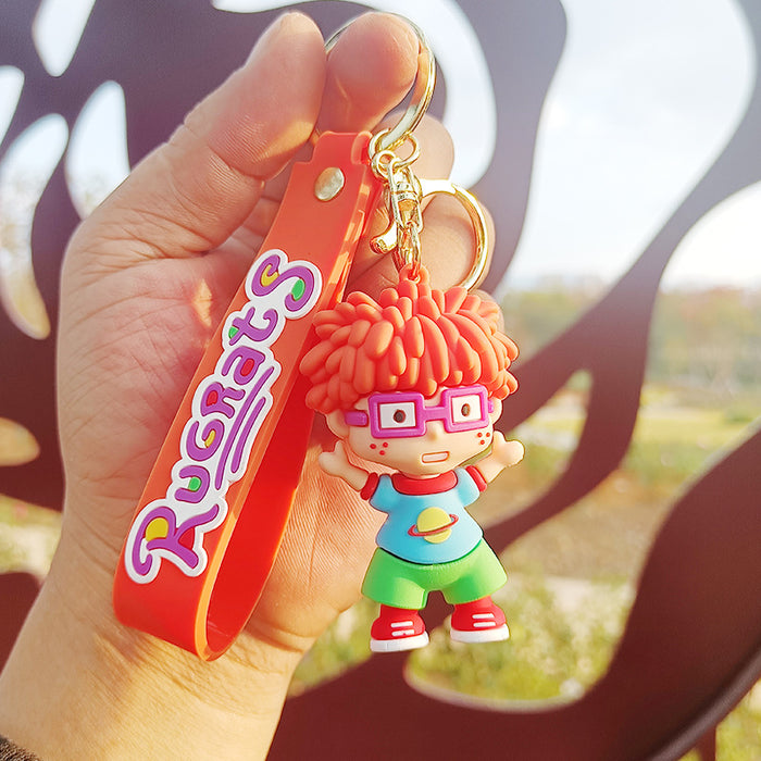 Wholesale Cute Soft PVC Soldier Figurine Keychain
