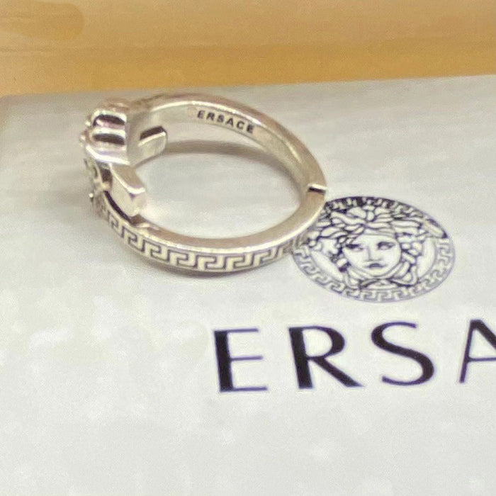 Wholesale Retro adjustable open ring brass material trend niche design ring