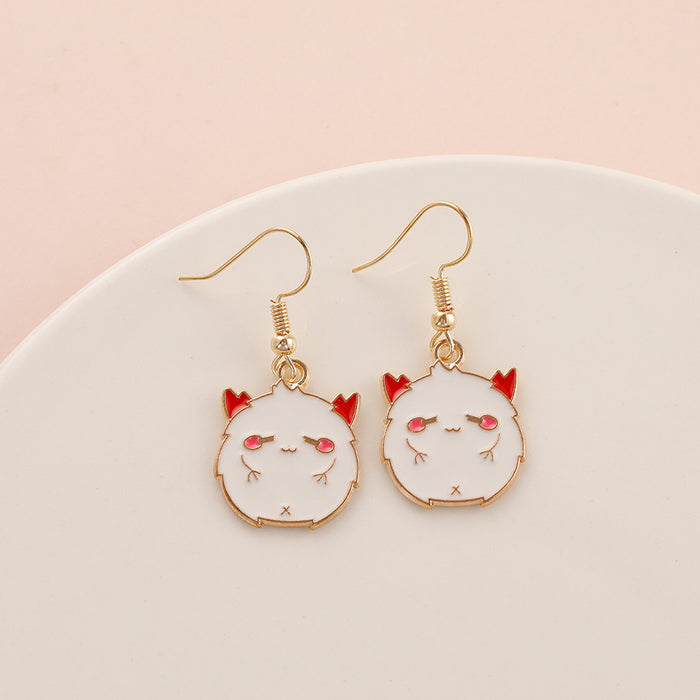 Wholesale   Earrings Temu Popular Devil Pumpkin Bat Holiday Earrings