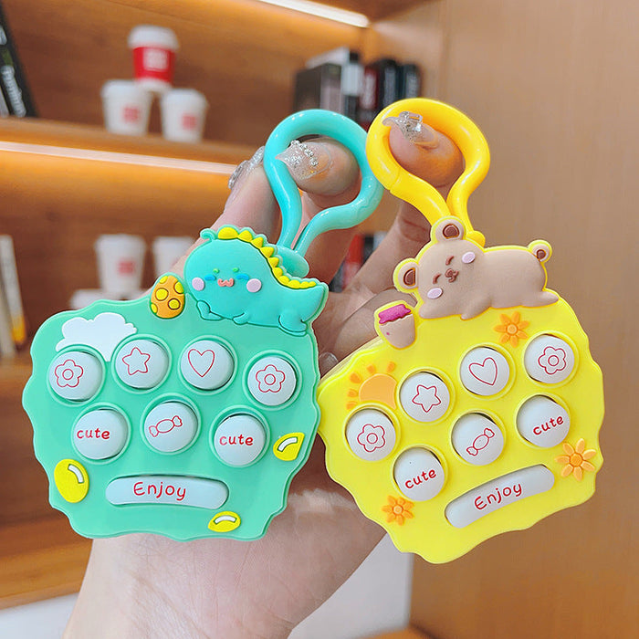 Wholesale Cartoon Rabbit Doll Gopher Machine Keychain JDC-KC-ShuoT008