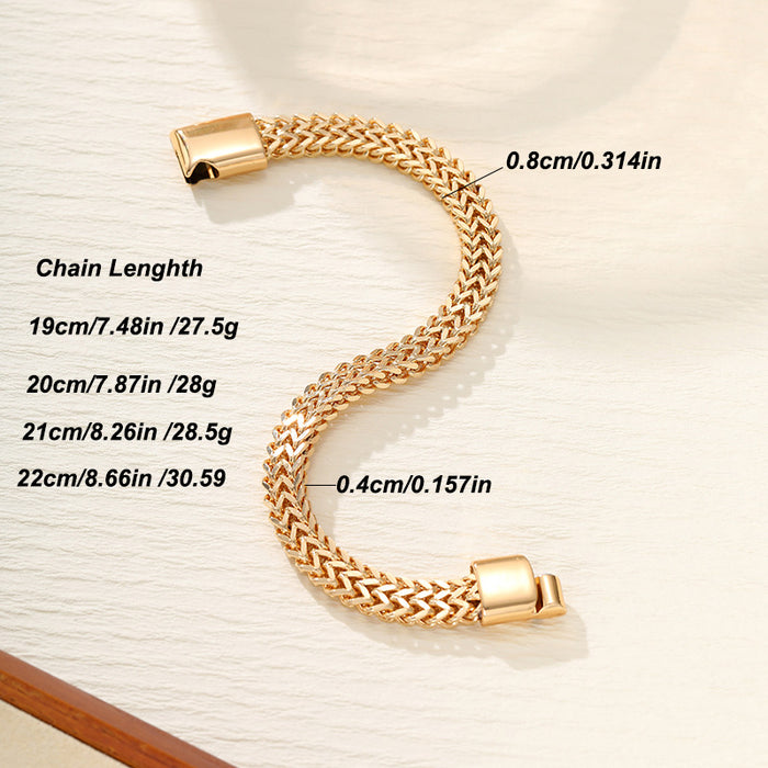 Wholesale hip-hop Stainless Steel fish scale punk Men's Bracelets
