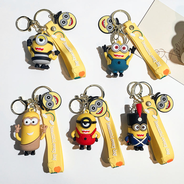 Wholesale Cartoon Silicone Doll Keychain JDC-KC-QiChao043