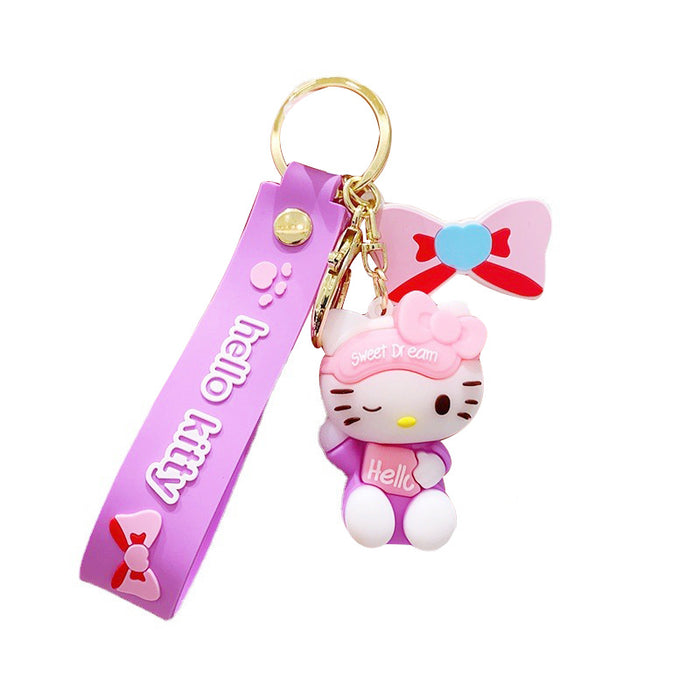 Wholesale PVC Cartoon Doll Keychain JDC-KC-NLu001