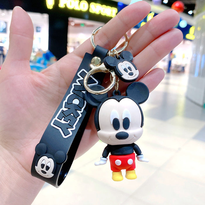 Wholesale cartoon keychain, car keychain, backpack pendant, doll