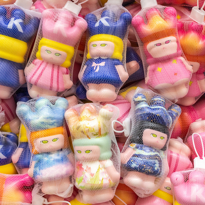 Wholesale 7pcs/set Decompression Internet celebrity hot-selling decompression children' s toy slow rebound pinch
