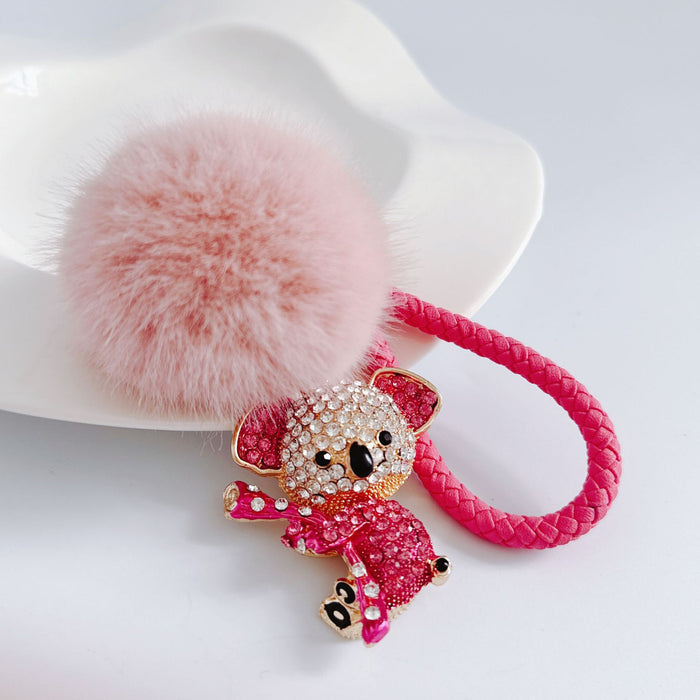 Wholesale Cute Cartoon Koala Zinc Alloy Keychain JDC-KC-ZhanLun021