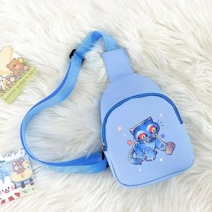 Wholesale Cute candy-colored PU leather shoulder bag suitable for both boys and girls