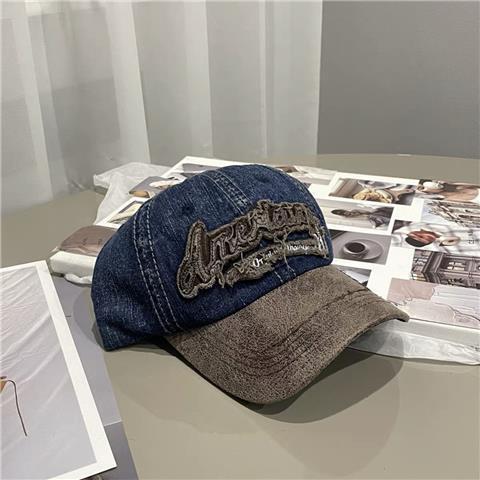 Wholesale Vintage vintage duckbill cap versatile sun hat denim baseball cap