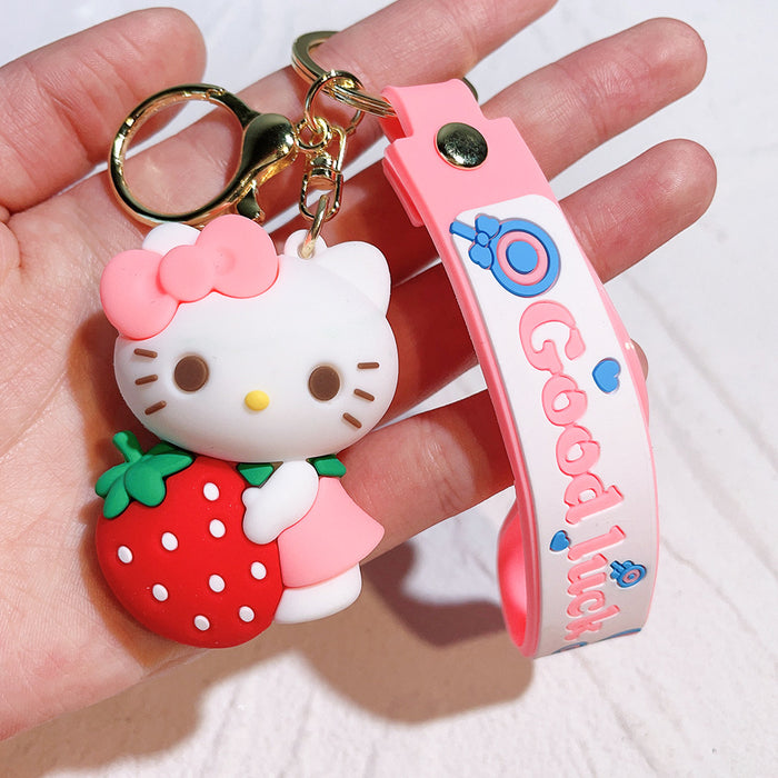 Wholesale Cartoon Silicone Doll Keychain JDC-KC-QiChao024