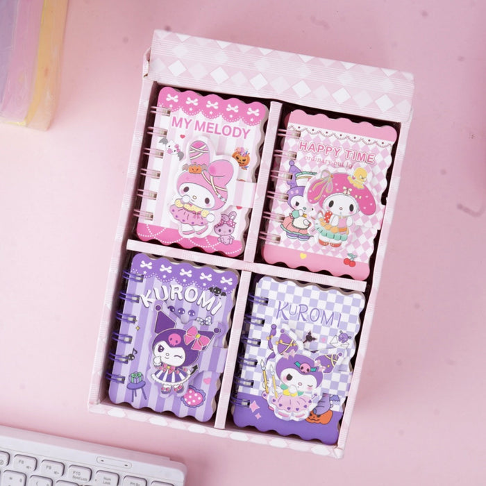 Wholesale A7 Spiral Notebook 100 Pages Cartoon Portable Notepad for Students Casual Gift