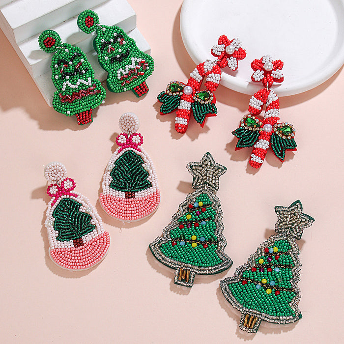 Wholesale  Christmas tree earrings
