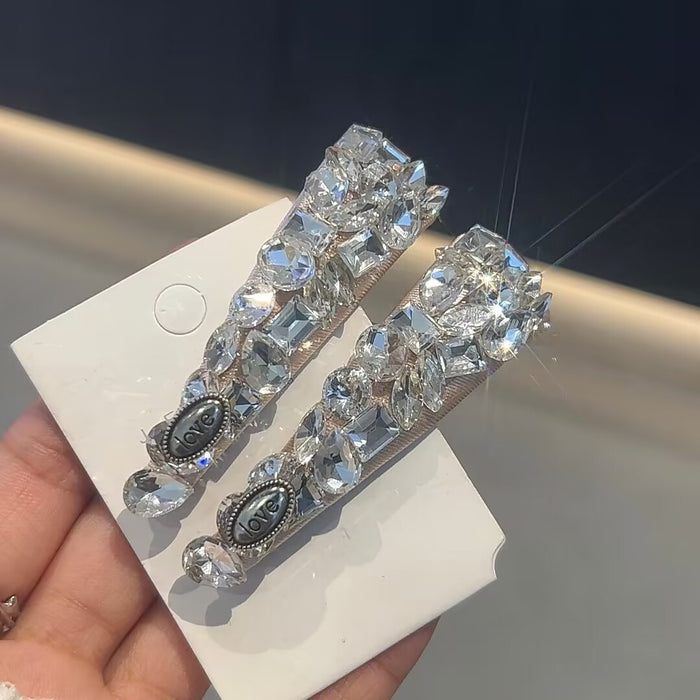 Wholesale Hairpin Full Diamond Hairpin Flash Diamond Side Clip