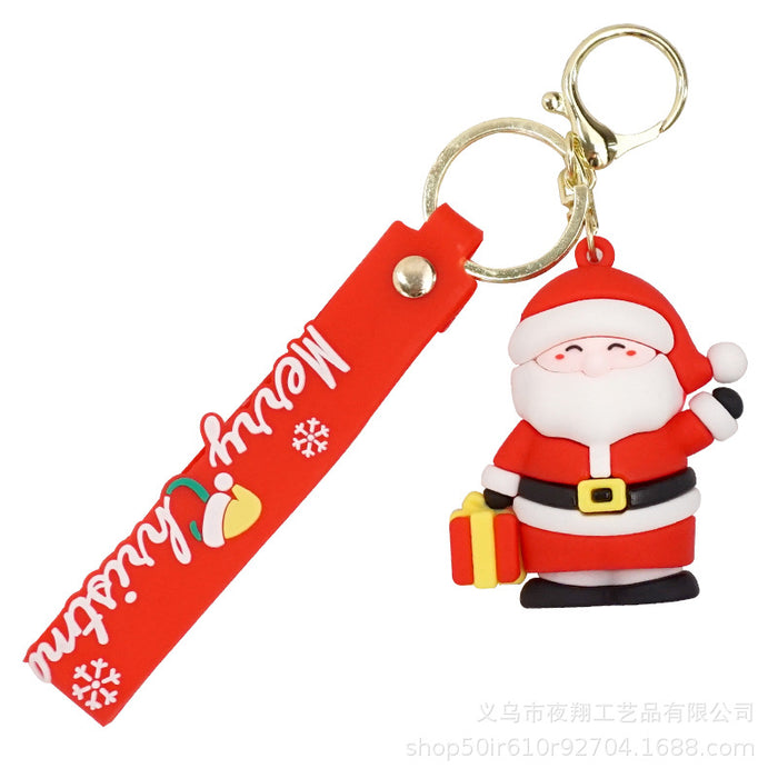 Wholesale  Cartoon  key chain small pendant cute cartoon bag ornaments Christmas