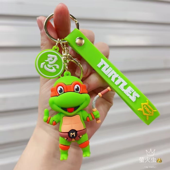 Wholesale Cartoon Doll Silicone Keychain JDC-KC-HongSheng009