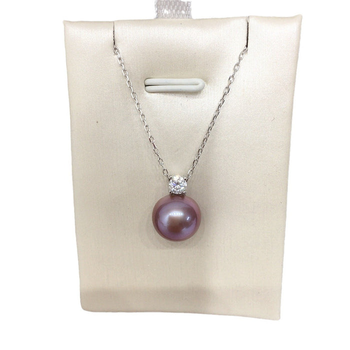 Wholesale Pearl pendant, pure silver pearl necklace, collarbone chain