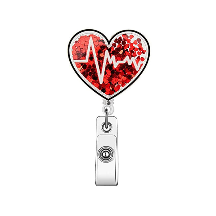 Wholesale Acrylic Quicksand Needle Clothing Love Scroll Keychain JDC-KC-ZhuoJin003