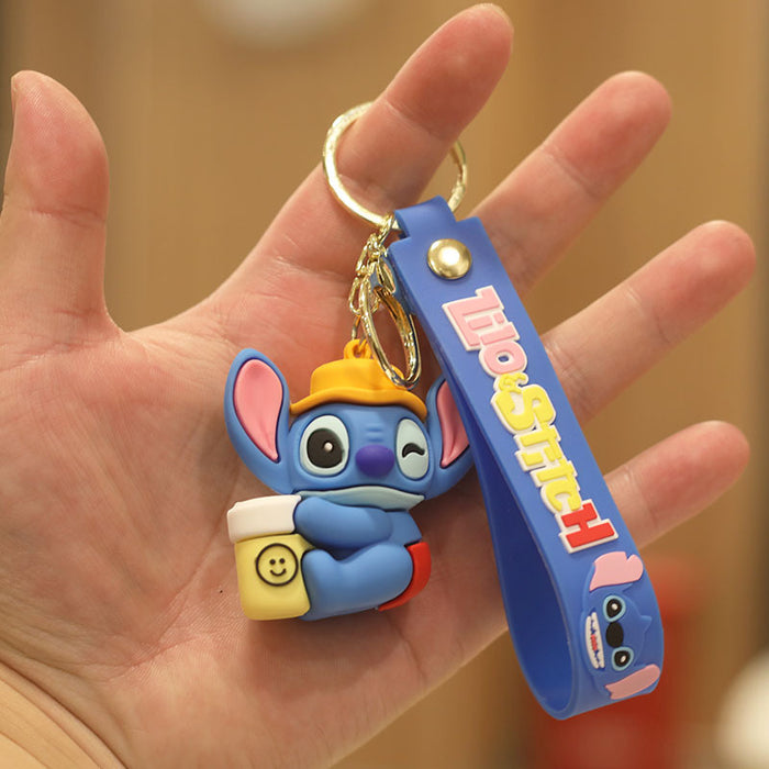 Wholesale Cartoon Doll Silicone Keychain JDC-KC-NiuTe003