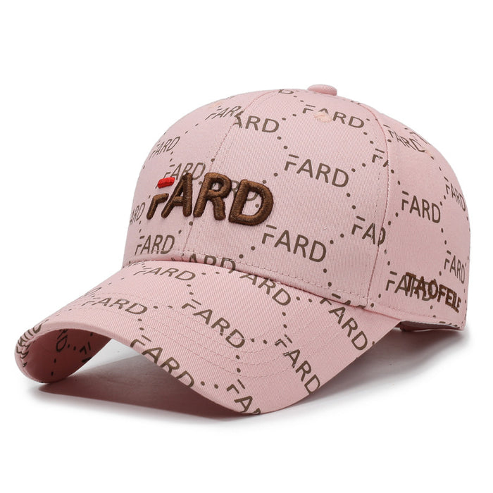 Wholesale Baseball cap, embroidered duck tongue cap, fashionable and casual versatile hat, outdoor sports sun shading and sun protection hat