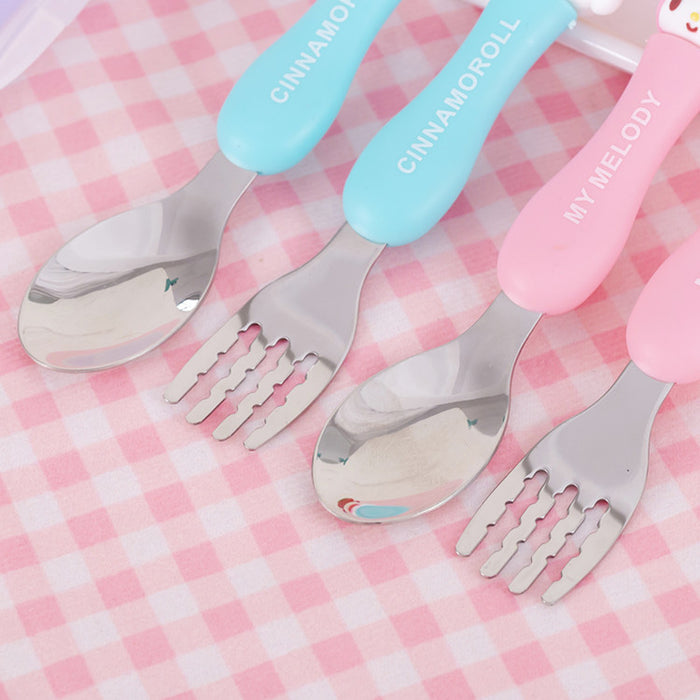 Wholesale Cartoon Stainless Steel Forks and Spoons Cutlery Set JDC-SN-CXR004